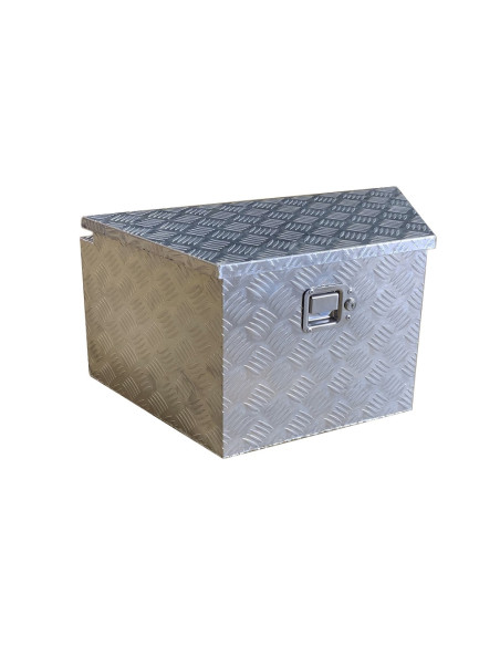 COFFRE ALUMINIUM RAPÈZE 80L DIM. 720/420 X 390 X 365 MM (dernières unités)