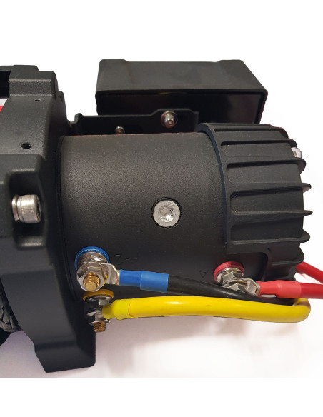 TREUIL ÉLECTRIQUE DE TRACTION 12V À CORDE CAPACITÉ 13000 LBS - 5,9 T ETANCHE IP6