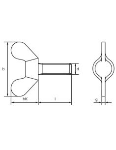 VIS A OREILLES DIN 316 4.8,... 2