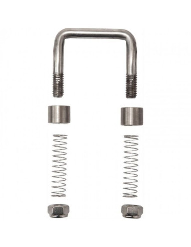 BRIDE DE SANGLAGE COUDÉE EN INOX M12 AVEC...