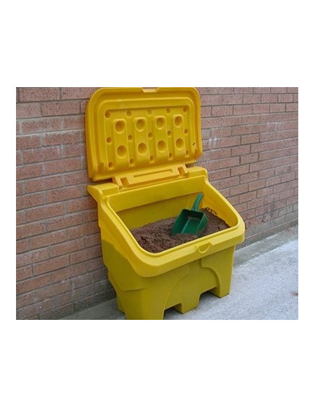 COFFRE DE RANGEMENT EN POLYÉTHYLÈNE AVEC COUVERCLE 850 X 500 X 750 MM 130 L