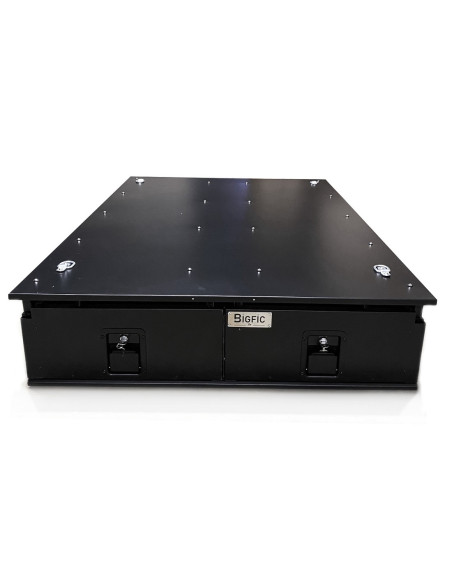 COFFRE RANGEMENT 2 TIROIRS 210L DIM. 970X1380X270MM PL COUL (dernières unités)