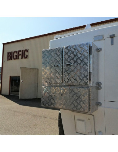 COFFRE ALUMINIUM 50L DIM. 500 X 310 X 350 MM