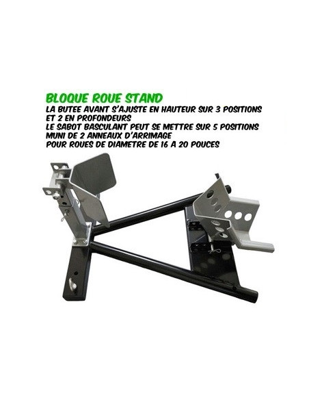 BLOQUE ROUE MOTO RENFORCÉ POUR ROUE Ø 13" À 17"