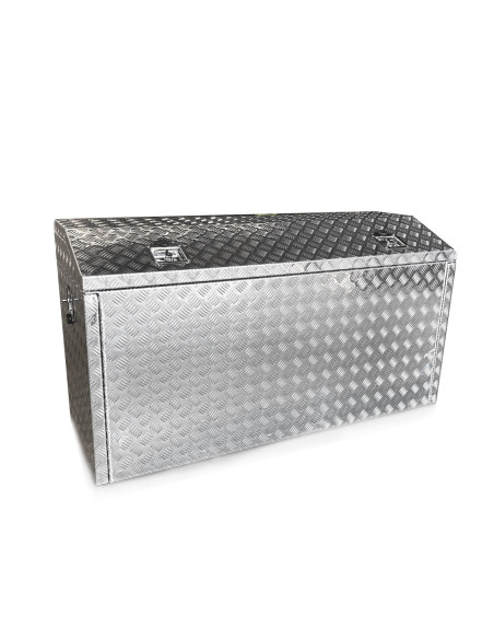 COFFRE ALUMINIUM 3 OUVERTURES-DOUBLE PL.COULISSANTS 1400X530X750MM (Der. Unités)