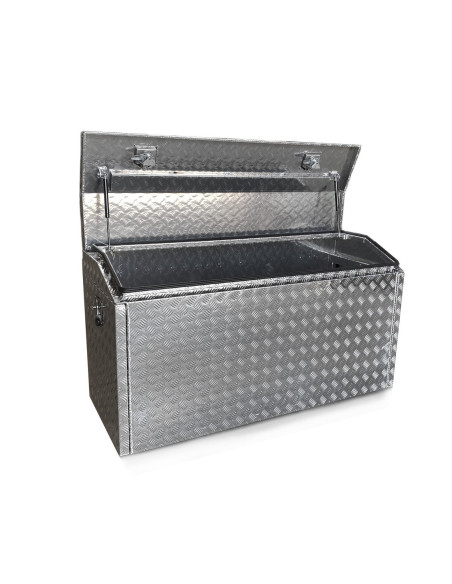 COFFRE ALUMINIUM 3 OUVERTURES-DOUBLE PL.COULISSANTS 1400X530X750MM (Der. Unités)