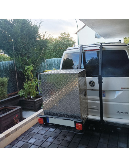 COFFRE ALUMINIUM OUVERTURE FACE 300L DIM. 500 X 700 X 900 MM