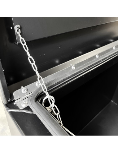 COFFRE ALUMINIUM 100L DIM. 600 X 455 X 455 MM