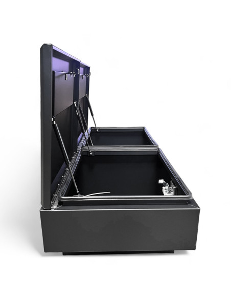 COFFRE ALUMINIUM PICKUP 160L DIM. 1460 X 600 X 480 MM