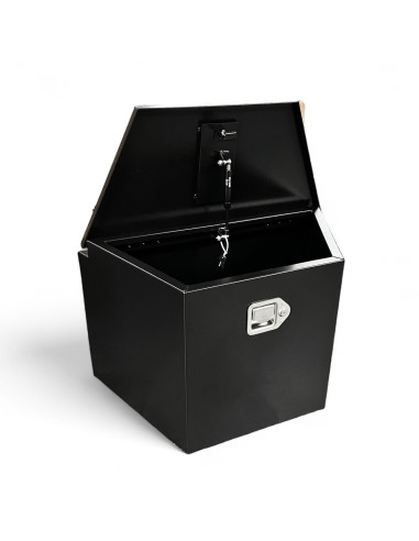 COFFRE ALUMINIUM DE REMORQUE TRAPEZE 95L DIM....