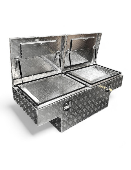 COFFRE ALUMINIUM PICKUP 160L DIM. 1460 X 600 X 480 MM