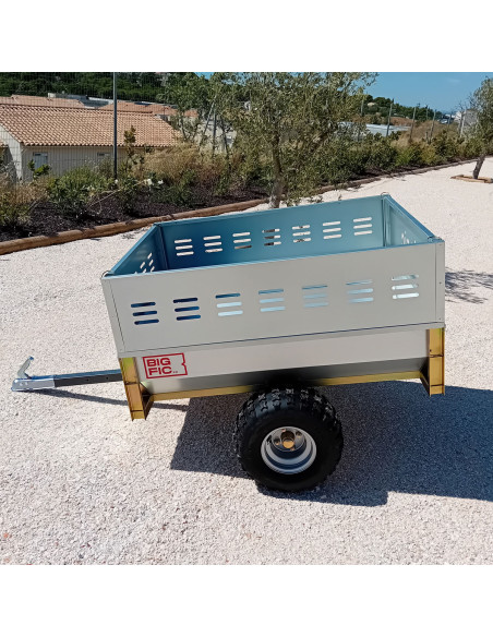 REMORQUE AGRICOLE QUAD BASCULANTE PTC 480 KG