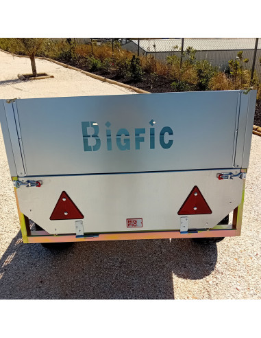 REMORQUE AGRICOLE QUAD BASCULANTE PTC 480 KG