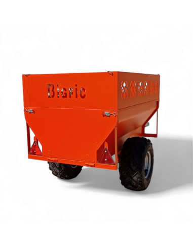 REMORQUE QUAD SIMPLE ESSIEU PTC 650 KG