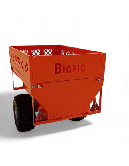 REMORQUE QUAD SIMPLE ESSIEU PTC 650 KG