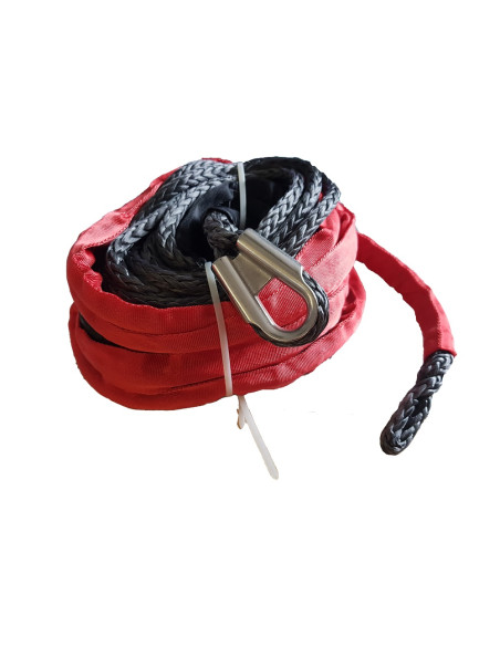 CORDE SYNTHÉTIQUE Ø10 MM LONGUEUR 19 M TRACTION MAX 5,9T