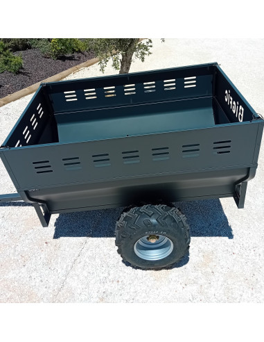 REMORQUE QUAD SIMPLE ESSIEU PTC 650 KG