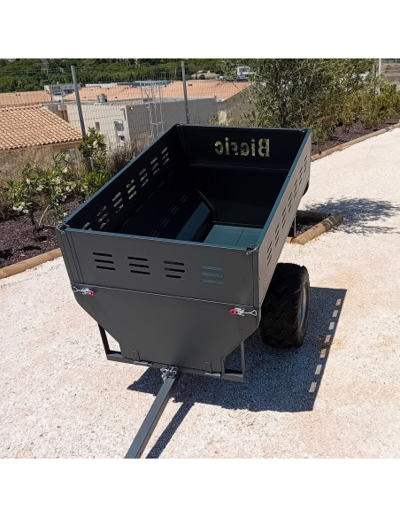 REMORQUE QUAD SIMPLE ESSIEU PTC 650 KG