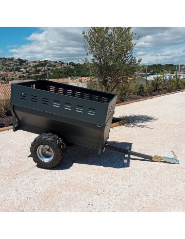 REMORQUE QUAD SIMPLE ESSIEU PTC 650 KG