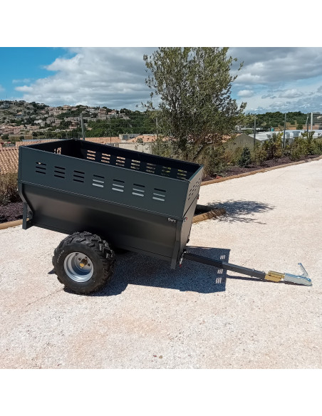 REMORQUE QUAD SIMPLE ESSIEU PTC 650 KG