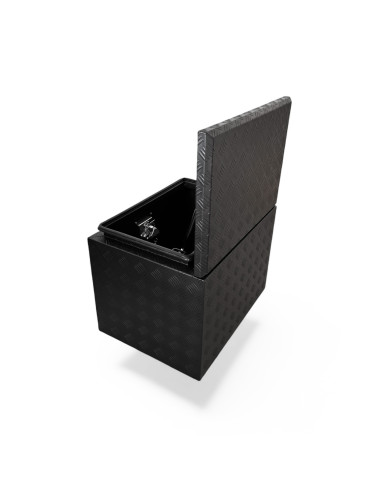 COFFRE ALUMINIUM 100L DIM. 600 X 455 X 455 MM