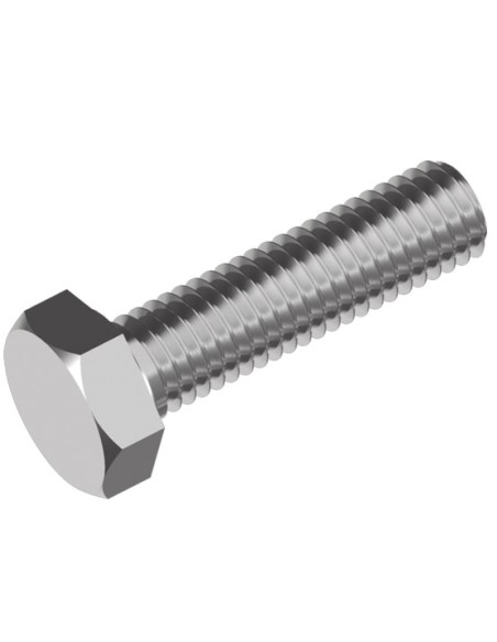 VIS À TÊTE HEXAGONALE DIN 933, INOX A4-80 M10 X 25 MM