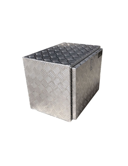 COFFRE ALUMINIUM SOUS CHASSIS 110L DIM. 610 X 430 X 455 MM