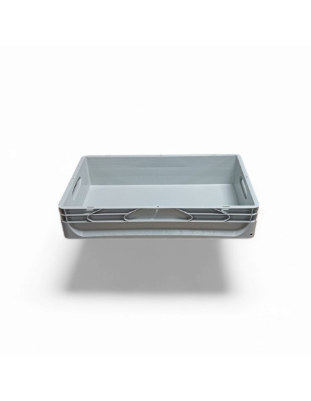 BAC DE RANGEMENT GRIS CLAIR DIM. 600X400X120 MM