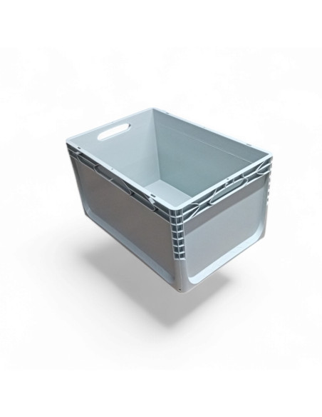 BAC DE RANGEMENT GRIS CLAIR DIM. 600X400X320 MM