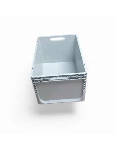 BAC DE RANGEMENT GRIS CLAIR DIM. 600X400X320 MM