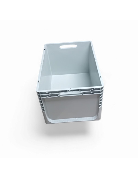 BAC DE RANGEMENT GRIS CLAIR DIM. 600X400X320 MM