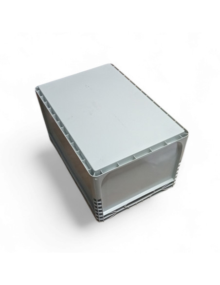 BAC DE RANGEMENT GRIS CLAIR DIM. 600X400X320 MM