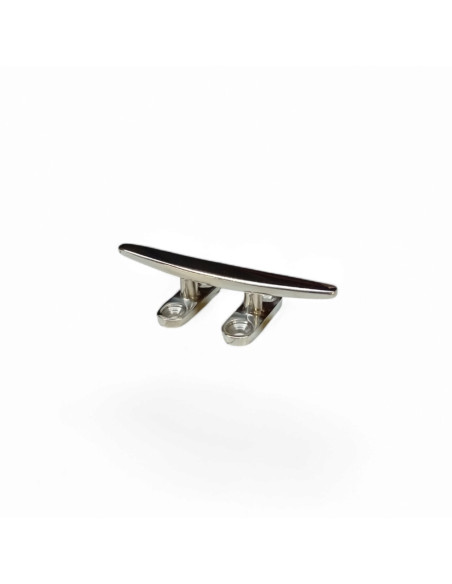 TAQUET D'AMARRAGE PLAT 4 TROUS LONGUEUR 100 MM, INOX POLI AISI 316