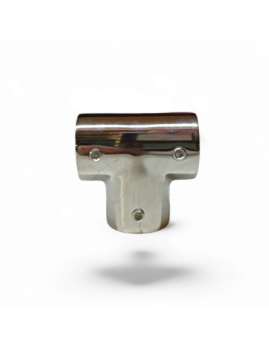 RACCORD EN T 90 ° POUR TUBE DE 25 MM, INOX POLI...
