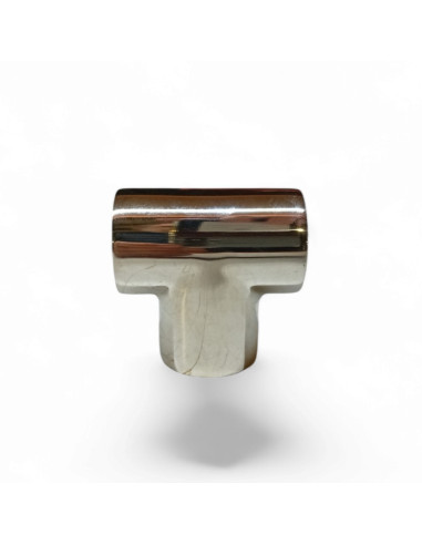 RACCORD EN T 90 ° POUR TUBE DE 25 MM, INOX POLI...