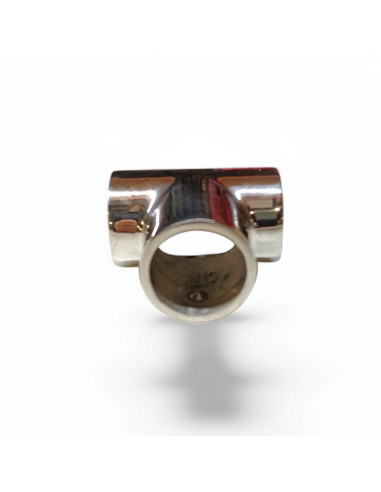 RACCORD EN T 90 ° POUR TUBE DE 25 MM, INOX POLI...