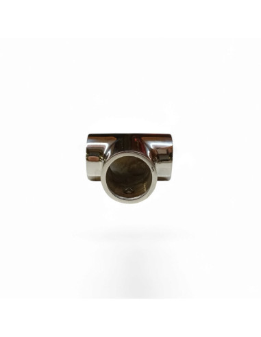 RACCORD EN T 90 ° POUR TUBE DE 22 MM, INOX POLI...
