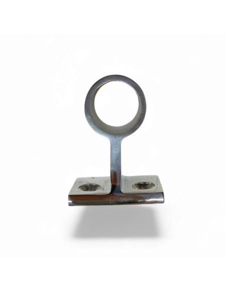 SUPPORT CENTRAL DE MAIN COURANTE TUBE 22 MM INCLINEE A 60 °, INOX AISI 316