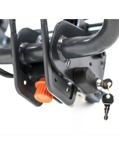 PORTE VELO SUR ATTELAGE 3 VELOS AVEC ANTIVOL