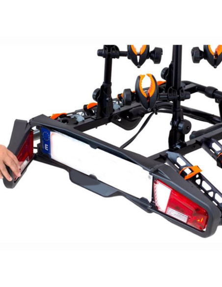 PORTE VELO SUR ATTELAGE 4 VELOS AVEC ANTIVOLS