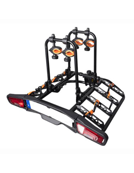 PORTE VELO SUR ATTELAGE 4 VELOS AVEC ANTIVOLS