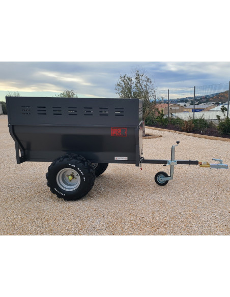 REMORQUE QUAD SIMPLE ESSIEU PTC 650 KG