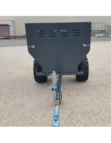 REMORQUE QUAD SIMPLE ESSIEU PTC 650 KG