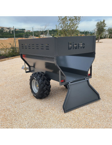 REMORQUE QUAD SIMPLE ESSIEU PTC 650 KG