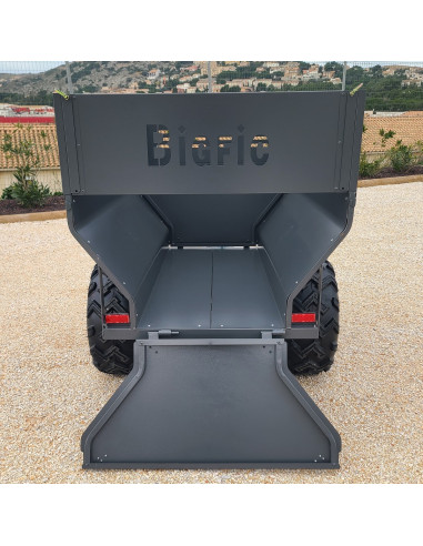 REMORQUE QUAD SIMPLE ESSIEU PTC 650 KG