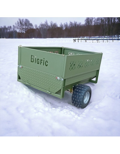 REMORQUE AGRICOLE QUAD BASCULANTE PTC 480 KG