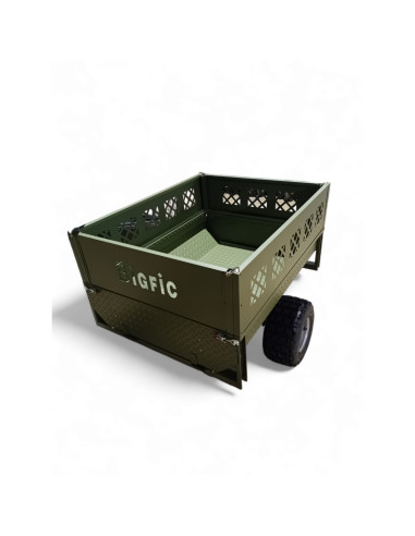 REMORQUE AGRICOLE QUAD BASCULANTE PTC 480 KG