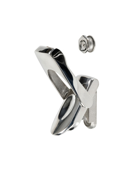 FERMETURE A LEVIER 80 X 26 MM, INOX POLI AISI 316