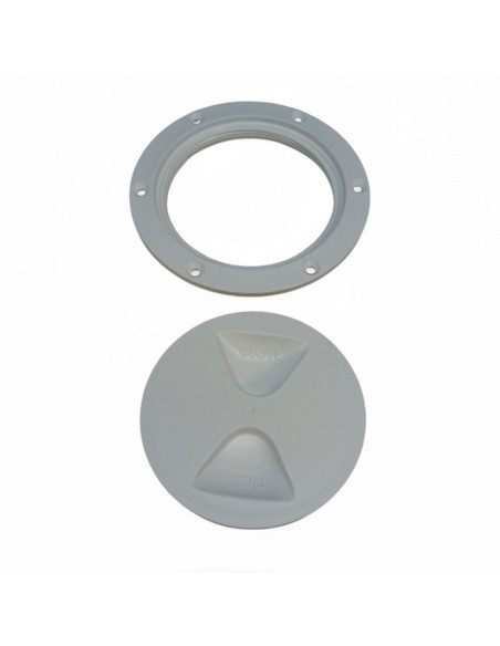 BOUCHON BLANC ETANCHE FERMETURE A VIS 102 MM