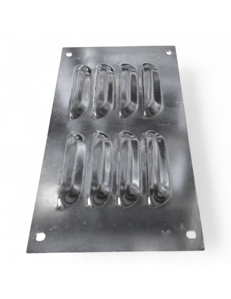 GRILLE AERATION (INOX 316) 152 X 76 MM AVEC MOUSTIQUAIRE
